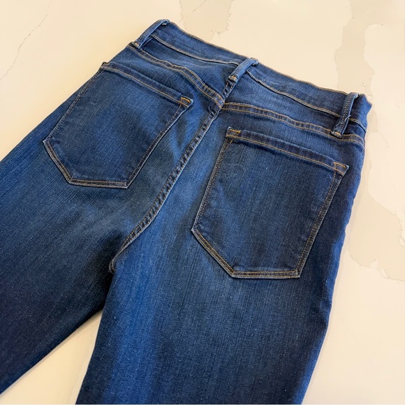 FRAME Women's High Rise Cigarette Jeans Size 26 Blue Medium Wash Casual Quality - Picture 10 of 12